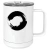 15 oz. White Vacuum Insulated Mug w/Slider Lid Thumbnail