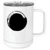 15 oz. White Vacuum Insulated Mug w/Slider Lid Thumbnail