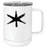 15 oz. White Vacuum Insulated Mug w/Slider Lid Thumbnail