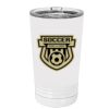 White Sublimatable 16 oz. Polar Camel Pint with Slider Lid Thumbnail