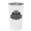 White Sublimatable 16 oz. Polar Camel Pint with Slider Lid Thumbnail