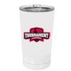 White Sublimatable 16 oz. Polar Camel Pint with Slider Lid Thumbnail