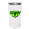 White Sublimatable 16 oz. Polar Camel Pint with Slider Lid Thumbnail