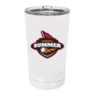 White Sublimatable 16 oz. Polar Camel Pint with Slider Lid Thumbnail