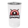 White Sublimatable 16 oz. Polar Camel Pint with Slider Lid Thumbnail