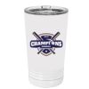 White Sublimatable 16 oz. Polar Camel Pint with Slider Lid Thumbnail