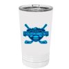 White Sublimatable 16 oz. Polar Camel Pint with Slider Lid Thumbnail