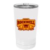 White Sublimatable 16 oz. Polar Camel Pint with Slider Lid Thumbnail