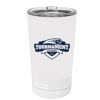 White Sublimatable 16 oz. Polar Camel Pint with Slider Lid Thumbnail
