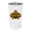 White Sublimatable 16 oz. Polar Camel Pint with Slider Lid Thumbnail