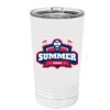 White Sublimatable 16 oz. Polar Camel Pint with Slider Lid Thumbnail