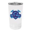 White Sublimatable 16 oz. Polar Camel Pint with Slider Lid Thumbnail