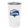 White Sublimatable 16 oz. Polar Camel Pint with Slider Lid Thumbnail