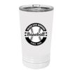 White Sublimatable 16 oz. Polar Camel Pint with Slider Lid Thumbnail