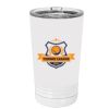 White Sublimatable 16 oz. Polar Camel Pint with Slider Lid Thumbnail
