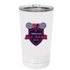 White Sublimatable 16 oz. Polar Camel Pint with Slider Lid Thumbnail