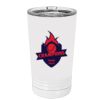 White Sublimatable 16 oz. Polar Camel Pint with Slider Lid Thumbnail
