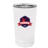 White Sublimatable 16 oz. Polar Camel Pint with Slider Lid Thumbnail