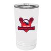 White Sublimatable 16 oz. Polar Camel Pint with Slider Lid Thumbnail