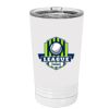 White Sublimatable 16 oz. Polar Camel Pint with Slider Lid Thumbnail
