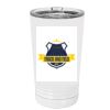 White Sublimatable 16 oz. Polar Camel Pint with Slider Lid Thumbnail