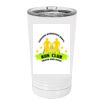 White Sublimatable 16 oz. Polar Camel Pint with Slider Lid Thumbnail