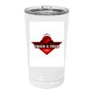 White Sublimatable 16 oz. Polar Camel Pint with Slider Lid Thumbnail