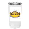 White Sublimatable 16 oz. Polar Camel Pint with Slider Lid Thumbnail