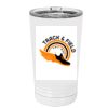 White Sublimatable 16 oz. Polar Camel Pint with Slider Lid Thumbnail