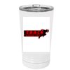 White Sublimatable 16 oz. Polar Camel Pint with Slider Lid Thumbnail