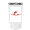 White Sublimatable 16 oz. Polar Camel Pint with Slider Lid Thumbnail