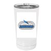 White Sublimatable 16 oz. Polar Camel Pint with Slider Lid Thumbnail
