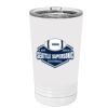 White Sublimatable 16 oz. Polar Camel Pint with Slider Lid Thumbnail