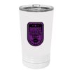 White Sublimatable 16 oz. Polar Camel Pint with Slider Lid Thumbnail
