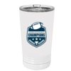 White Sublimatable 16 oz. Polar Camel Pint with Slider Lid Thumbnail