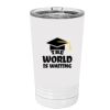 White Sublimatable 16 oz. Polar Camel Pint with Slider Lid Thumbnail