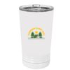 White Sublimatable 16 oz. Polar Camel Pint with Slider Lid Thumbnail