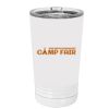 White Sublimatable 16 oz. Polar Camel Pint with Slider Lid Thumbnail