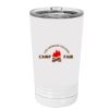 White Sublimatable 16 oz. Polar Camel Pint with Slider Lid Thumbnail