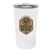White Sublimatable 16 oz. Polar Camel Pint with Slider Lid Thumbnail