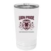 White Sublimatable 16 oz. Polar Camel Pint with Slider Lid Thumbnail