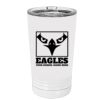 White Sublimatable 16 oz. Polar Camel Pint with Slider Lid Thumbnail