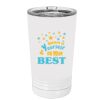 White Sublimatable 16 oz. Polar Camel Pint with Slider Lid Thumbnail