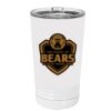 White Sublimatable 16 oz. Polar Camel Pint with Slider Lid Thumbnail