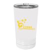 White Sublimatable 16 oz. Polar Camel Pint with Slider Lid Thumbnail