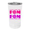 White Sublimatable 16 oz. Polar Camel Pint with Slider Lid Thumbnail