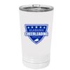 White Sublimatable 16 oz. Polar Camel Pint with Slider Lid Thumbnail