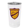 White Sublimatable 16 oz. Polar Camel Pint with Slider Lid Thumbnail