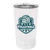 White Sublimatable 16 oz. Polar Camel Pint with Slider Lid Thumbnail
