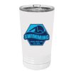 White Sublimatable 16 oz. Polar Camel Pint with Slider Lid Thumbnail